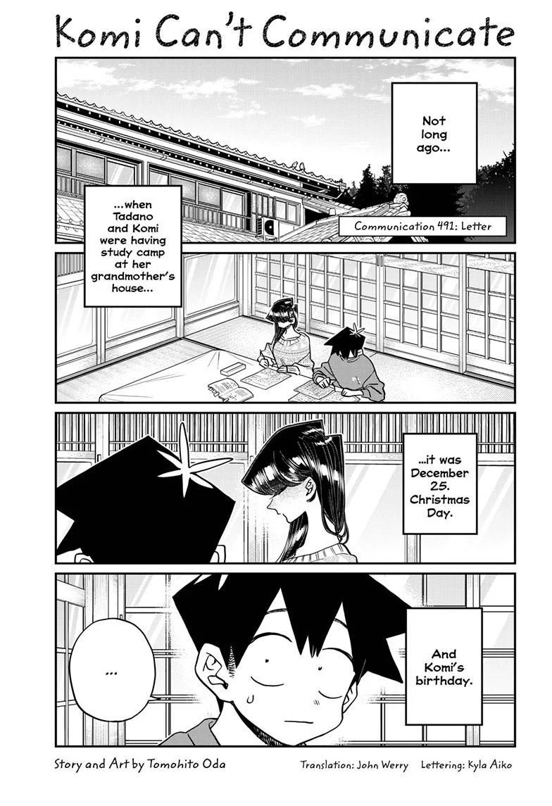 Komi-san wa Komyushou Desu Chapter 491 1